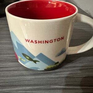 Washington state USA Starbucks YAH you are here coffee mug cup